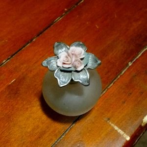 Antique glass perfume bottle from the 1930's